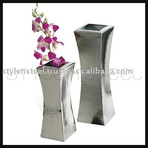 Vase à fleurs décoratif pour la maison en acier inoxydable pots de plantes d'intérieur jardinières en acier pot de fleur décorateur de chambre - Product Image 2