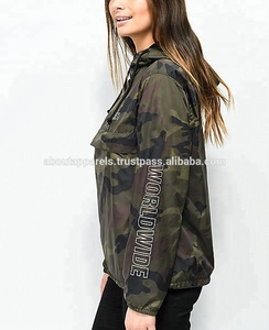 Manteau coupe-vent Anorak en nylon respirant uni pour femmes haute couture personnalisé, veste coupe-vent tendance pour femmes élégantes - Product Image 5