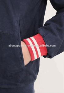Chaqueta y abrigos de moto de cuero de ante genuino para hombre, diseño personalizado, barato, a granel - Product Image 4
