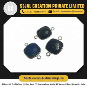 Connecteurs de pierres précieuses de lunette en améthyste Turquoise émeraude strass - Product Image 3