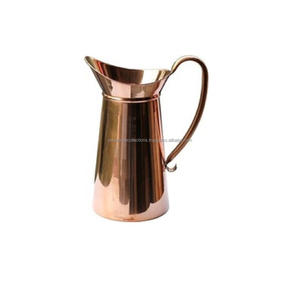 Pichet à eau en cuivre de qualité supérieure Bouilloire à thé décorative avec ensemble de verres pour hôtel et usage domestique Prix - Product Image 5