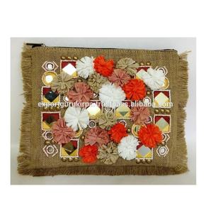 Bolso Bandolera de Mujer con Cuentas de Ojo Turco, Estilo Bohemio Geométrico, Hecho a Mano en India, Bolso de Noche, Compras, Playa - Product Image 6