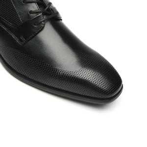 Zapatos de vestir hechos a medida de cuero de becerro, cómodos, suaves y negros - Product Image 4