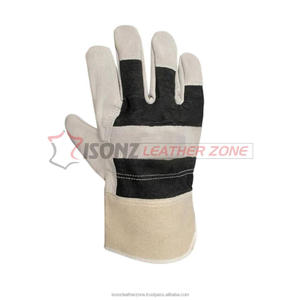 ถุงมือหนังแยกส่วนสำหรับงานนิรภัย ดูดซับความชื้นและทนทาน กันลื่น ขนาด 10 นิ้ว - Product Image 6