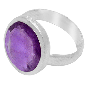 แหวนพลอยอเมทิสต์925แหวนอัญมณีเงินสเตอร์ลิงแหวนแฟชั่นคลาสสิกสำหรับงานแต่งงานงานหมั้นวันครบรอบ - Product Image 4