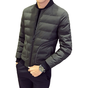 Dernière veste bomber d'hiver pour homme en toile personnalisée, style hip-hop, pour l'extérieur, avec fermeture éclair |   Remplissage en polaire 100% polyester - Product Image 1