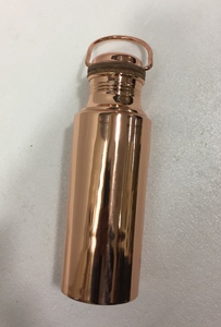 ขวดน้ำทองแดงทุบขนาด20ออนซ์ดื่มโดยตรงด้วยวิธีน้ำไหล - Product Image 2