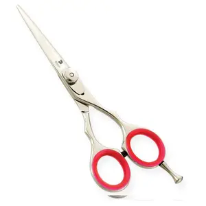 Adjustable Screw Razor Barber Hair Cutting Scissors for Salons with Precision, Ergonomic Design, and Stainless Steel Blades