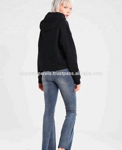 Sudadera larga con capucha para mujer, con bordado de Rosa Negra, talla grande, nuevo diseño, venta al por mayor, 2022 - Product Image 4