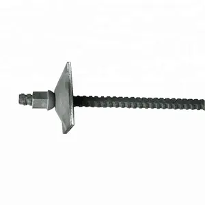 Hot Galvanized MG335 material resin roof bolts for Tunneling Construction