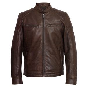 แจ็กเก็ตหนังวัวสำหรับผู้ชาย, แจ็กเก็ตมีสไตล์สำหรับคาเฟ่ระบายอากาศได้ดีปรับแต่งได้ - Product Image 5