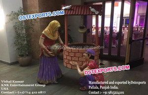 Estatua de Baba con juego para niños, estatua de fibra de cultura, Punjabi, Bhangra - Product Image 3