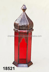 โคมไฟเหล็กและแก้วสไตล์โมร็อกโก ชามาน อินเดีย สำหรับตกแต่งบ้านในช่วงคริสต์มาสและทุกฤดูกาล - Product Image 5