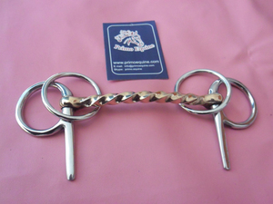 แหวนทองเหลืองสำหรับขี่ม้าห่วงสแตนเลสสำหรับม้าปรับแต่งขนาดและโลโก้ได้ - Product Image 2