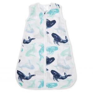 100% coton biologique bambou doux chaud imprimé mousseline fermeture à glissière sac de couchage pour les nouveau-nés tout-petits pour les saisons d'été et d'hiver - Product Image 3