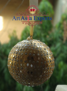 Boules de Noël suspendues dorées AAE pour l'intérieur, vente en gros - Product Image 3