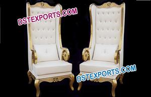 Bride & Groom <b>Chairs</b>, <b>Wooden</b> Carved <b>Chairs</b> <b>for</b> Wedding, Wedding Furniture <b>for</b> a <b>Sale</b> - Product Image 4