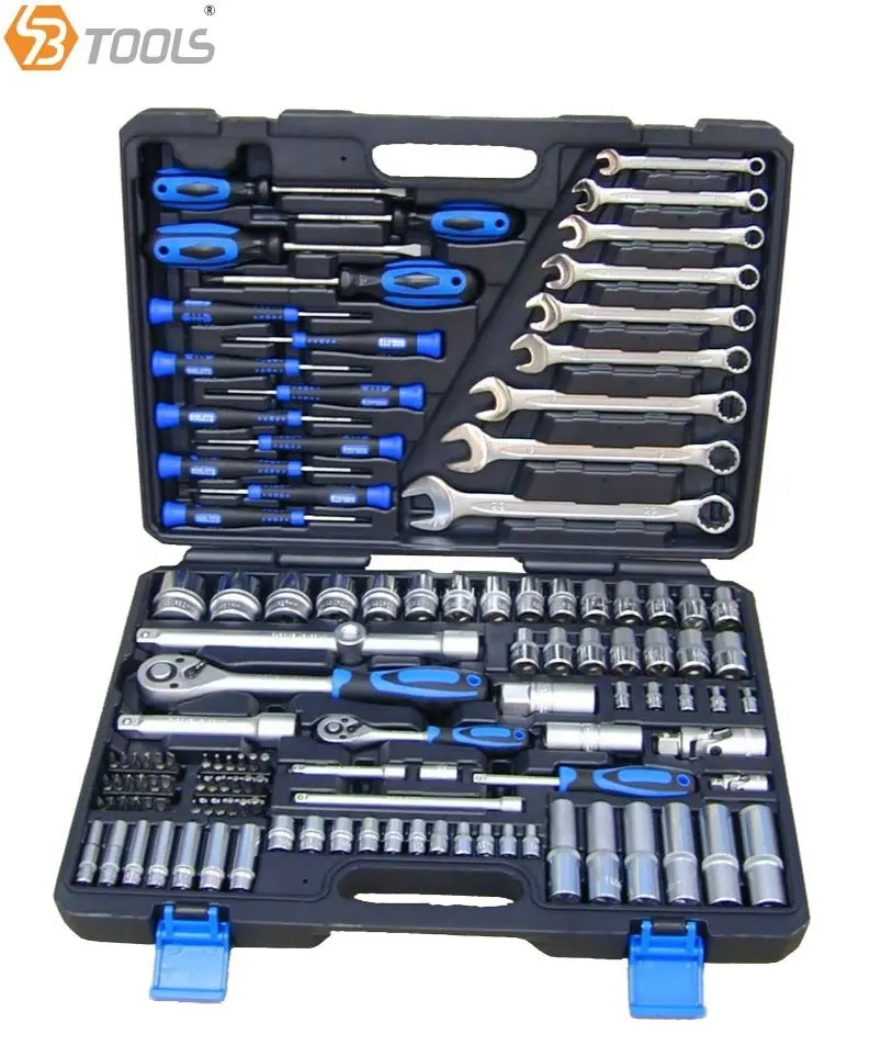 SBTools 122 PCS 1/4" & 1/2" DR. SOCKET SET