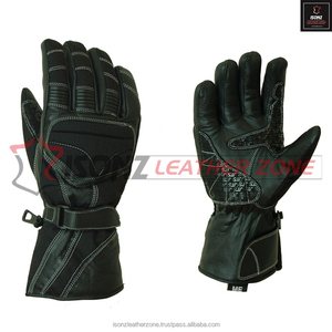 Gants de course de motocross avec protection des mains en cuir pour les sports de moto - Product Image 2