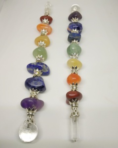 7 Chakra Tumble Healing Stick <b>Crystal</b> <b>Wand</b> Buy From Moin Agate Seven Chakra Tumble Healing Stick for Sale - Product Image 3