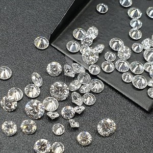 100% Real Natural White Melee HI Color 3,3 a 3,6 MM Corte redondo pulido I Pureza Diamantes sueltos para joyería Certificado IGI - Product Image 1