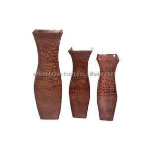 Macetas y macetas de forma rectangular con mango circular lateral, maceta decorativa de diseño antiguo de Metal - Product Image 5