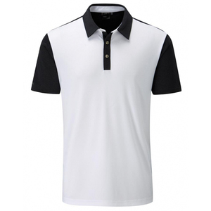 Camiseta polo bordada de alta calidad, polo liso de golf, camisetas en blanco con contraste, camisa de nuevo diseño con logotipo bordado - Product Image 1