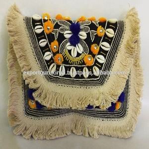 Indien bohème fait à la main perlé femmes Messenger pochettes élégant Boho soirée Shopping fête épaule à la mode sac à main - Product Image 5