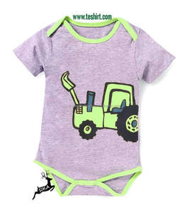 Vente en gros OEM Nouvelle mode Vêtements pour nouveau-nés Bébé unisexe Combinaison barboteuse 100% coton de bambou Fabricant Inde - Product Image 3