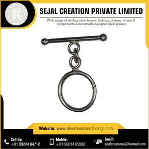 Vente en gros de fermoirs à bascule en argent sterling 925 pour les résultats de bijoux et les composants - Product Image 6