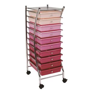 Manual Power Source Office <b>Trolley</b> <b>Drawer</b> Cabinet Metal and Plastic <b>Trolley</b> Cart for Salon Use - Product Image 1