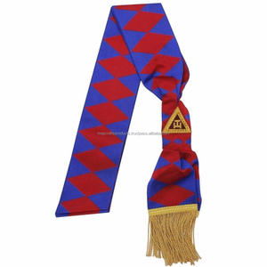 Exigence personnalisable vente chaude uniforme de haute qualité 100% polyester maçonnique Regalia ceintures - Product Image 6