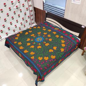 Funda de Almohada y Cubrecama Suzani Vintage Bordada con Diseño Geométrico, 100% Algodón, Decoración del Hogar, Uso en Hoteles, Elegante para Dormitorio - Product Image 3