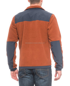 แจ็คเก็ตมีฮู้ดขนแกะขั้วโลกหนักสำหรับผู้ชาย,แจ็คเก็ตขนแกะเชอร์ปาผ้าขนแกะขั้วโลกและผ้าฝ้าย - Product Image 1