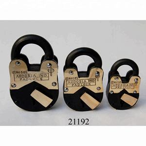 Antique Iron Lock, Antique Iron <b>Padlock</b> - ARDOSIA IND <b>PADLOCK</b> - Product Image 1