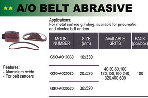 APLUS GSB-30540S เครื่องขัดสายพานอากาศขนาด30X540มม. ขนาดเข็มขัด15,000รอบต่อนาทีไอเสียด้านหลัง - Product Image 3