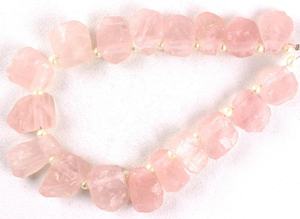 Quartz rose naturel pierre précieuse forme inégale percé de qualité supérieure en gros pierre brute non traitée d'amour paix harmonie - Product Image 2