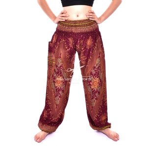 Pantalon sarouel à imprimé œuf de paon, pantalon de Yoga pour hommes - Product Image 4