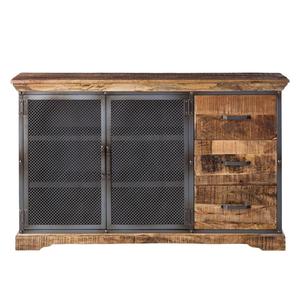 Tableau de bord industriel en bois et métal, manga massif, 1 pièce - Product Image 2