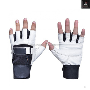 Premium Leather <b>Fitness</b> <b>Gloves</b> for Weight Lifting Key Features Comfortable Durable Stylish - Product Image 3
