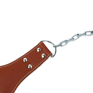 100% Original Cowhide Leather Power Weightlifting Dip <b>Belt</b> Custom Made with Logo High Quality EVA Material Back Support - Product Image 3