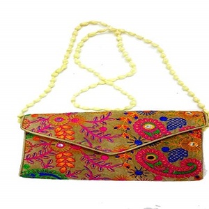 Sac à main ethnique indien pour femmes, sac seau brodé à la main, sac seau d'été en coton, sac seau à la mode gitane - Product Image 3