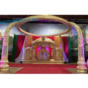 Décoration de mandap de mariage indien pour Tamil du Sri Lanka, mandaps de mariage indiens à vendre, décoration de mandap en fibre pour mariage, Espagne - Product Image 1
