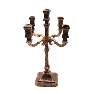 Porte-bougie en métal, design tendance, fait main, pour la décoration de la maison, centre de table de mariage - Product Image 1