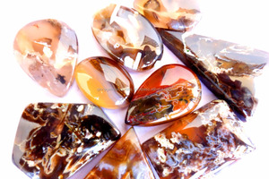 Pseudomorph ágata piedra cabujón piedra preciosa suelta - Product Image 6