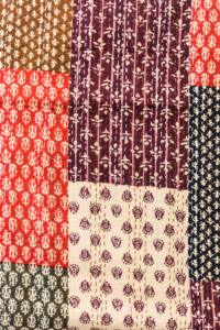 Hand Stitched Printed Cotton <b>Quilted</b> Kantha Bohemian Quilt At Best Wholesale Price Decorative Home & Hotel Duvet Cover For - Product Image 2