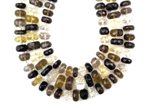 ลูกปัด Rondelle เหลี่ยมเพชรพลอยธรรมชาติยาว13นิ้ว,สำหรับทำเครื่องประดับด้วยมือทำวัตถุดิบ - Product Image 2