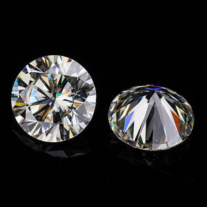 Diamante cultivado en laboratorio SI1 de 1 quilate, corte brillante redondo, certificado IGI, excelente par de piedras preciosas blancas - Product Image 1