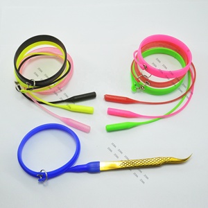 แหนบต่อขนตาเพิ่มวอลลุ่มแบบคลาสสิกด้ามจับสแตนเลสควบคุมได้อย่างแม่นยำพร้อมปลายไฟเบอร์ - Product Image 3