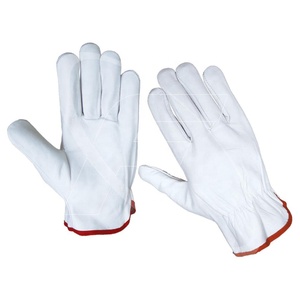 Gants en cuir sur mesure de conduite industrielle non doublés de qualité supérieure OEM Schutzhandschuhe en gants en cuir de vachette grain - Product Image 1